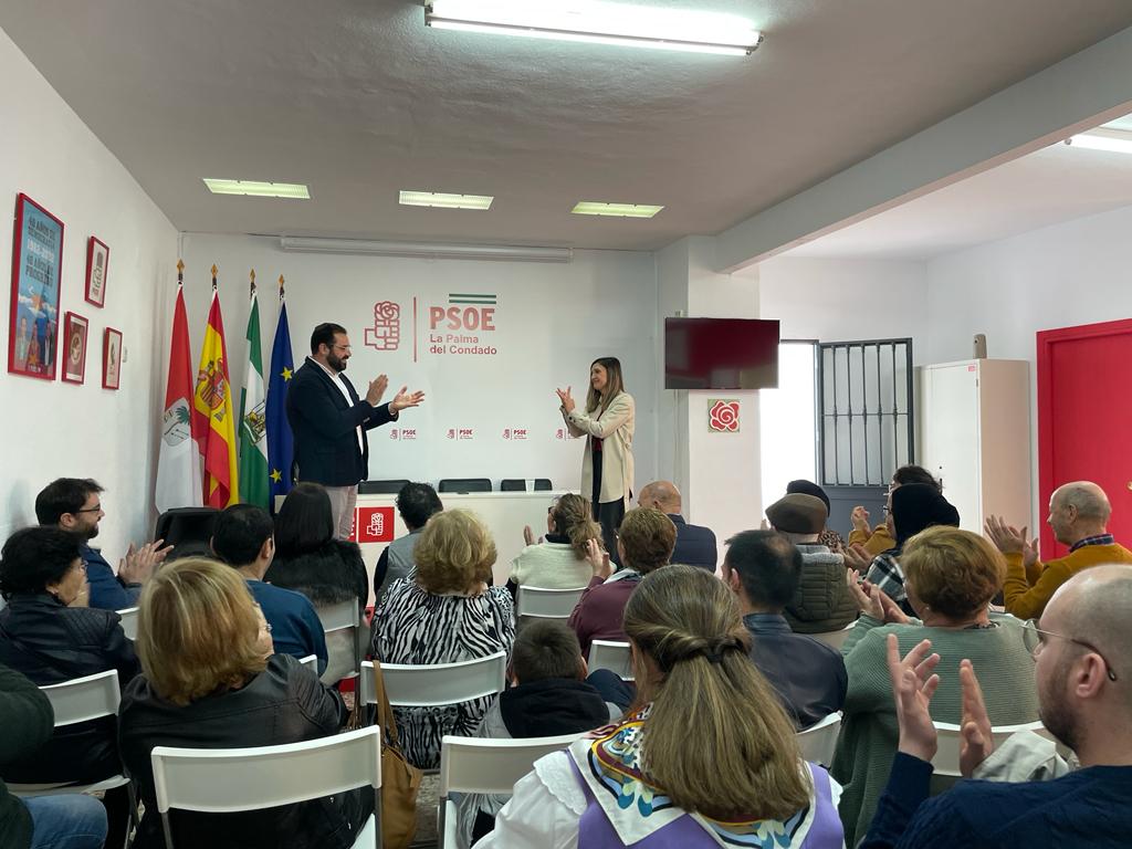 A 98 días de las elecciones municipales, María Márquez asegura que Rogelio Pinto será el próximo alcalde de La Palma del Condado