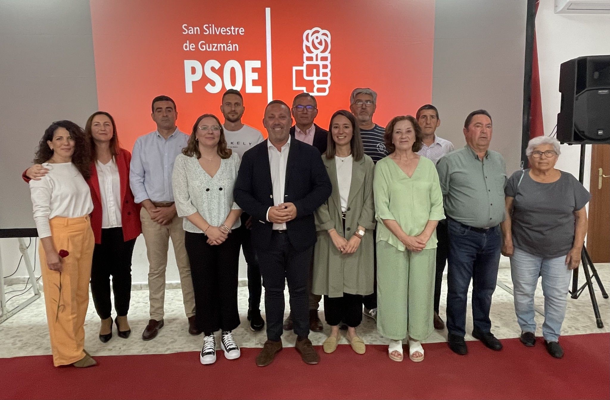 José Alberto Macarro presenta una candidatura renovada con la que el PSOE quiere seguir engrandeciendo San Silvestre de Guzmán