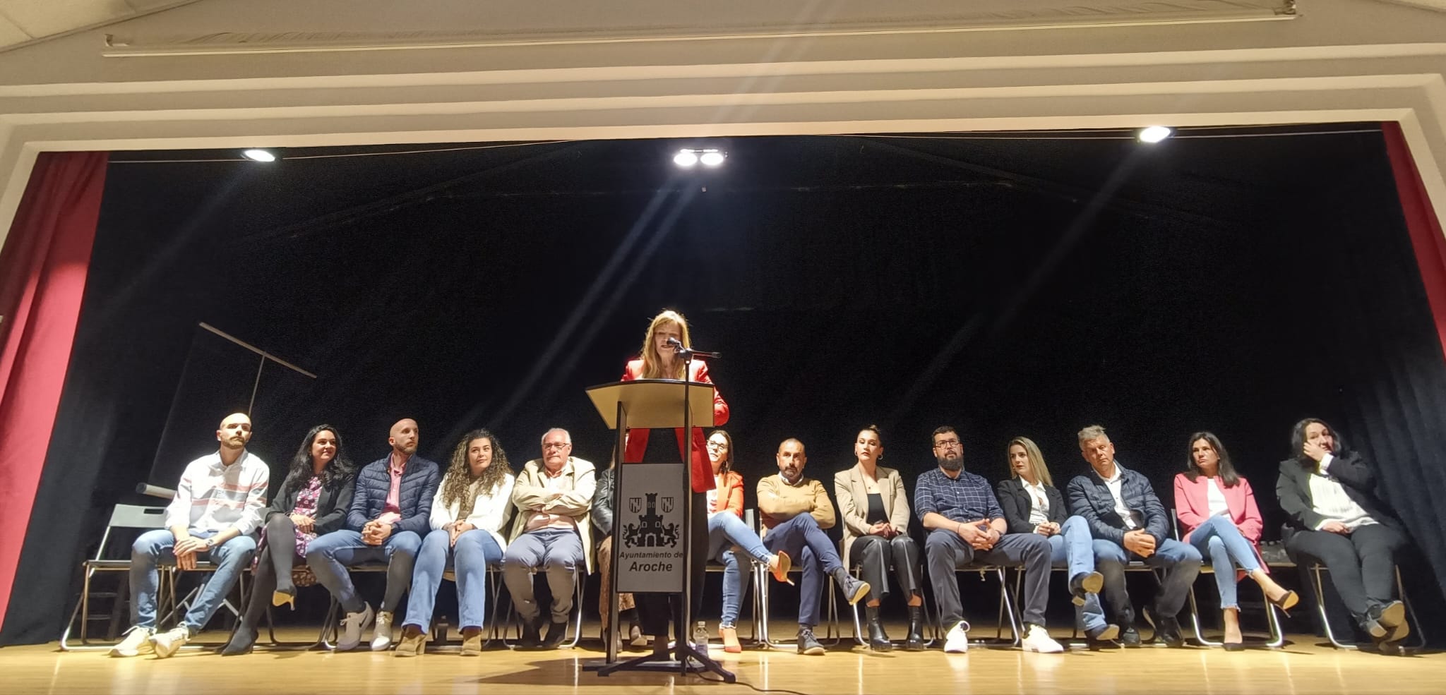 María Márquez destaca la renovación de la lista de Aroche con la nueva candidata Modesta Romero