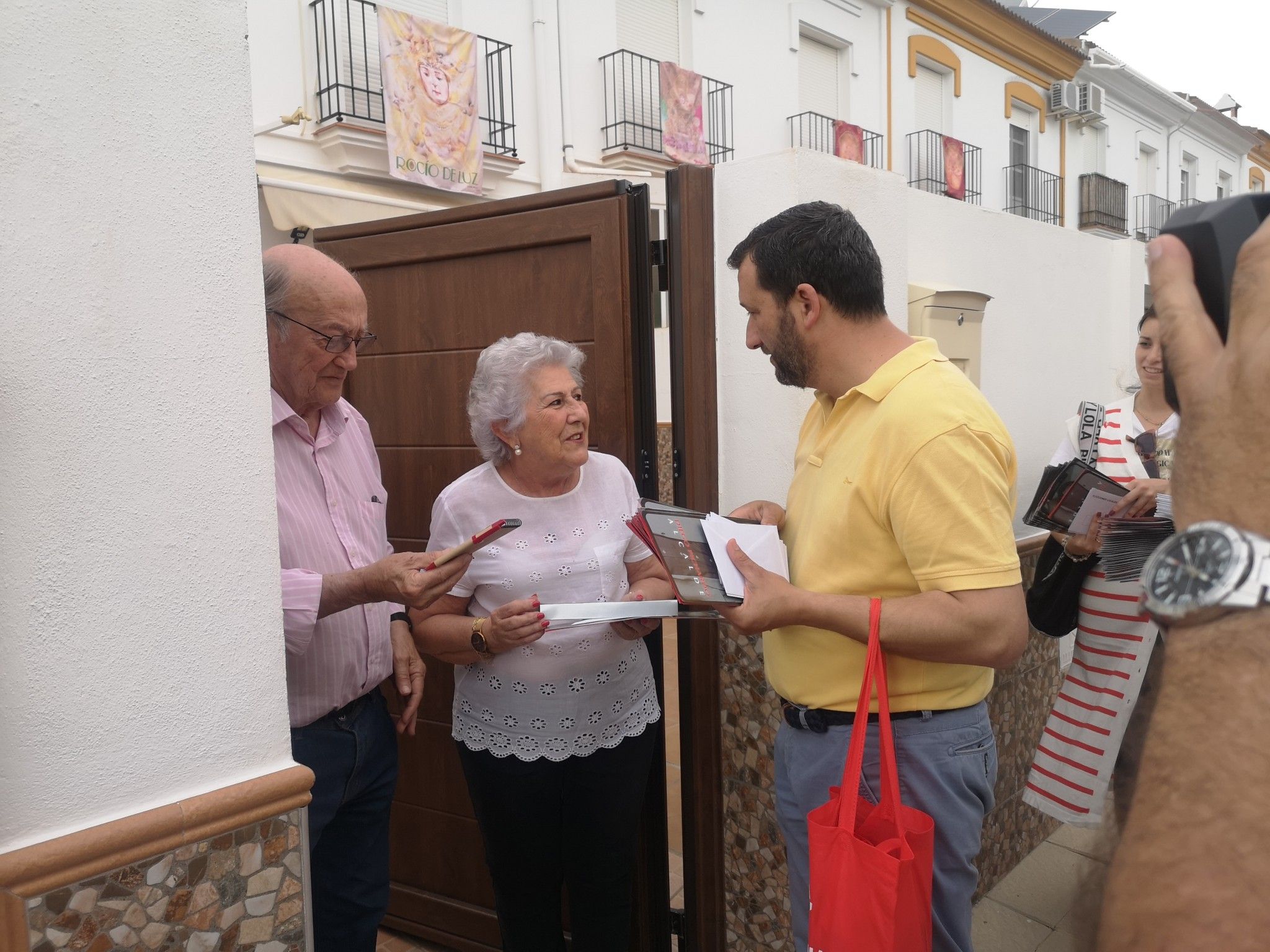 Diego Pichardo apela al voto socialista el 28M para empezar a desarrollar los proyectos que supondrán un revulsivo económico y social para Rociana del Condado