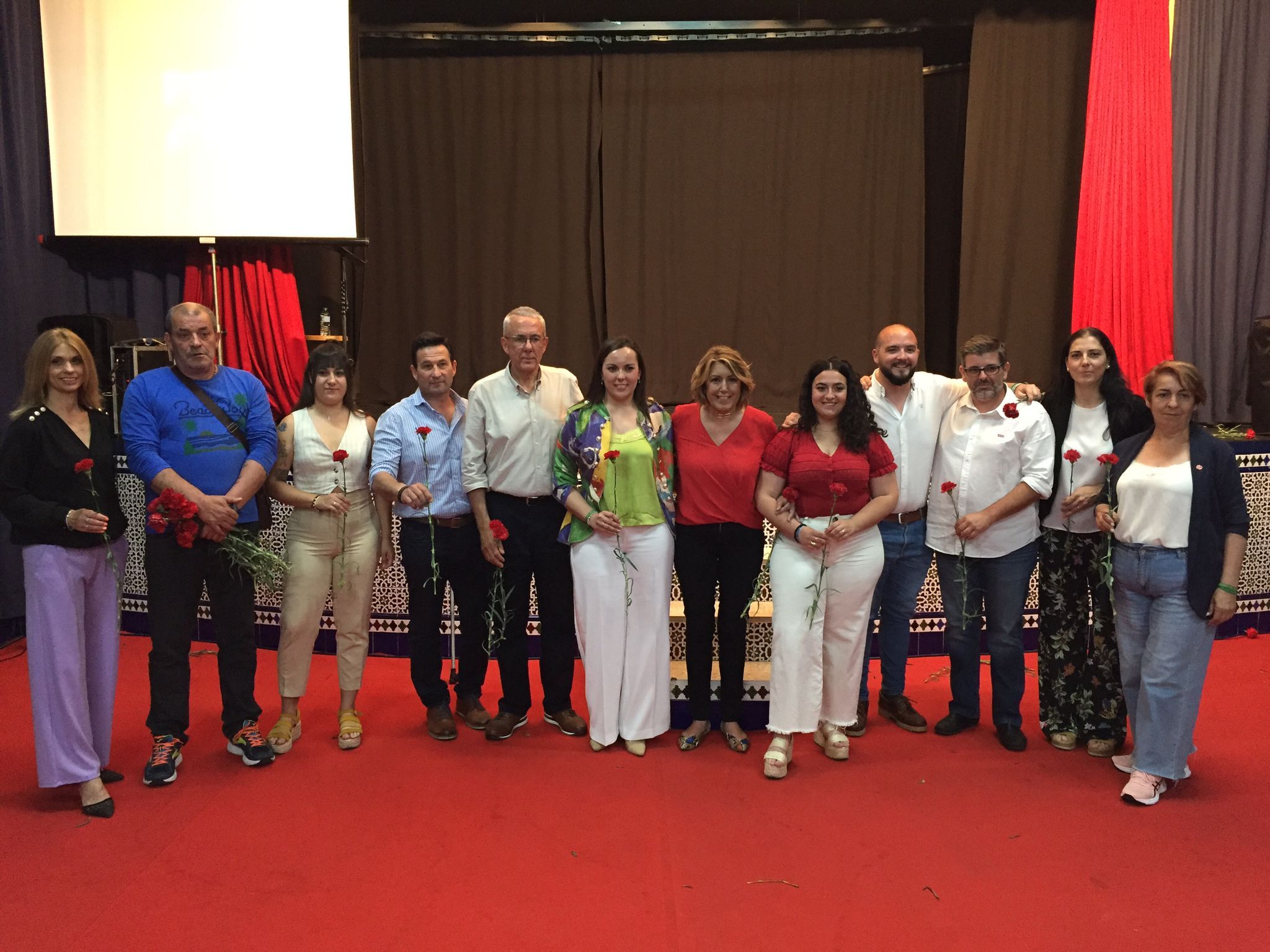 Susana Díaz arropa la candidatura de Gemma Castaño para seguir gobernando Cumbres Mayores