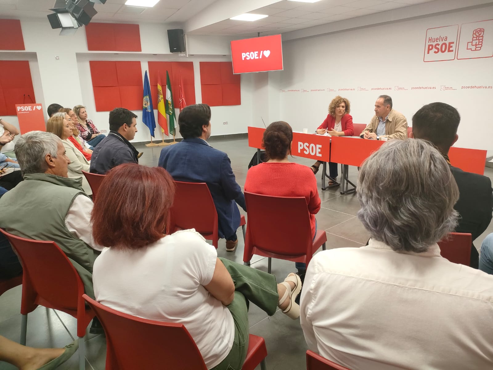 El PSOE de Huelva planifica con el PSOE-A las europeas y la importancia de la movilización en una campaña crucial para que Europa siga avanzando