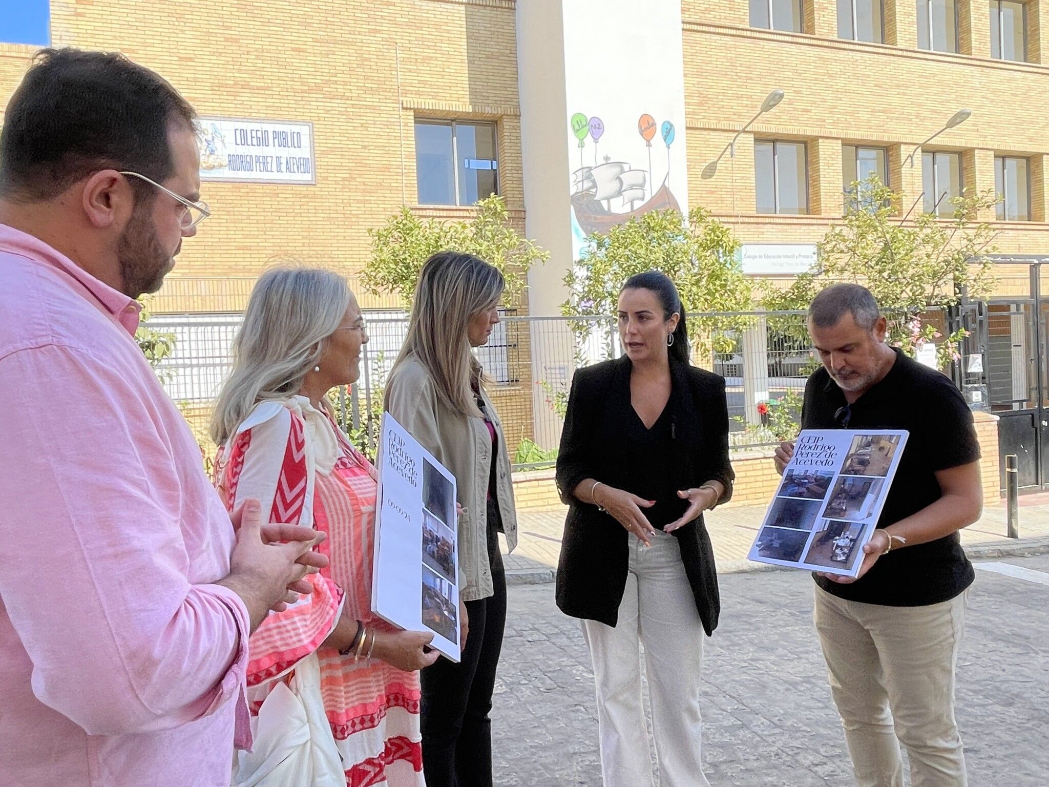 El PSOE lamenta la «falta de planificación» del inicio del curso, con un colegio en Lepe «aún en obras» el lunes
