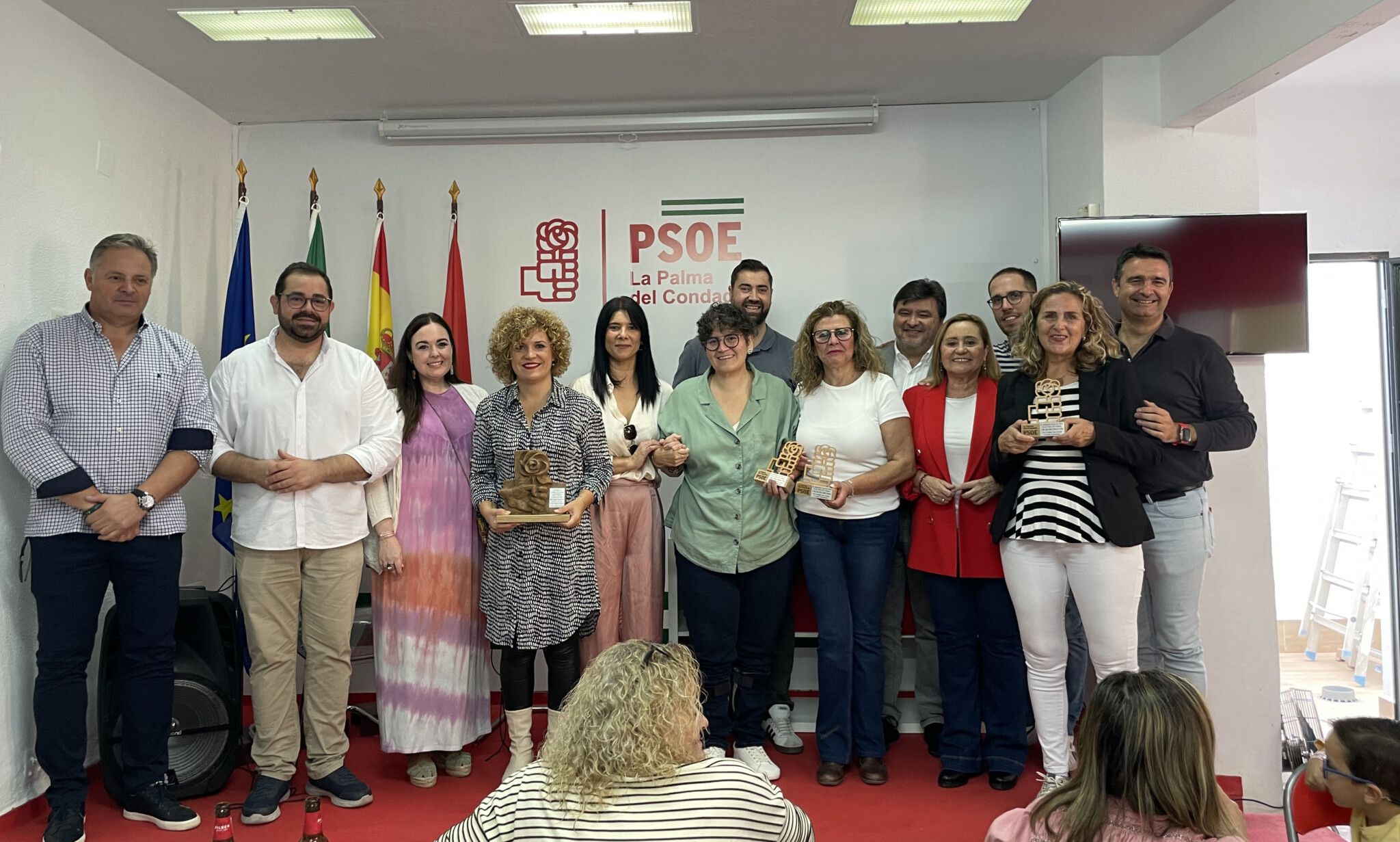 Limón destaca en el Día de la Rosa de La Palma que solo el proyecto del PSOE puede cambiar un municipio que se ha quedado atrás