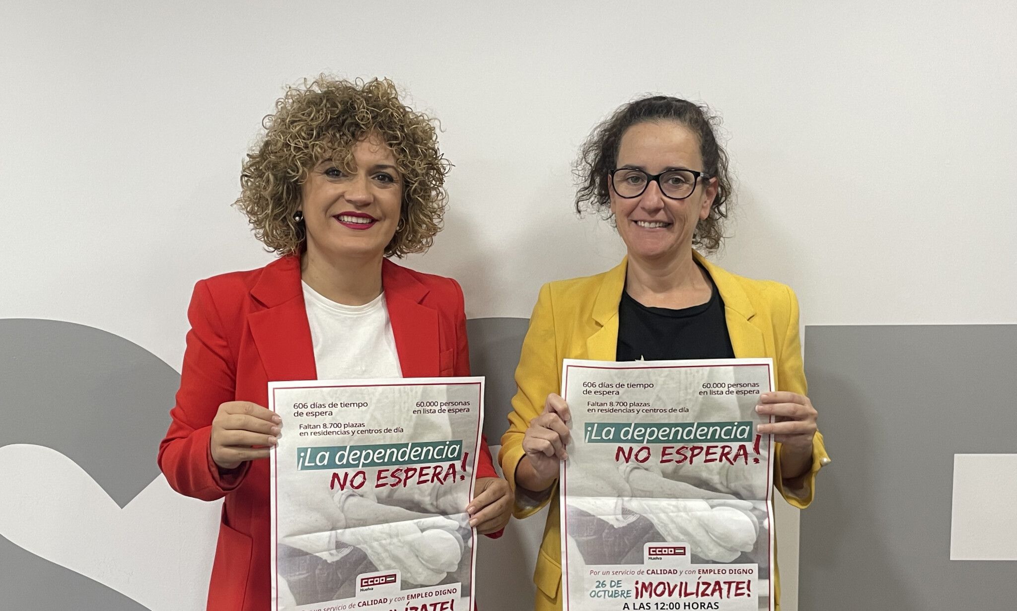 El PSOE de Huelva apoya la concentración convocada por CCOO ante el colapso y la nefasta gestión de la Dependencia en Andalucía