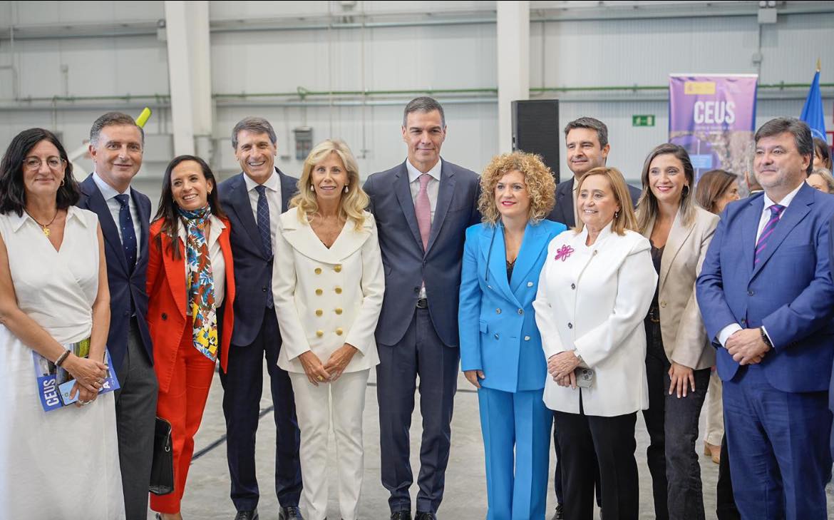 María Eugenia Limón asegura que “la provincia de Huelva despega en el sector aeronáutico con el CEUS, situándola en la vanguardia”