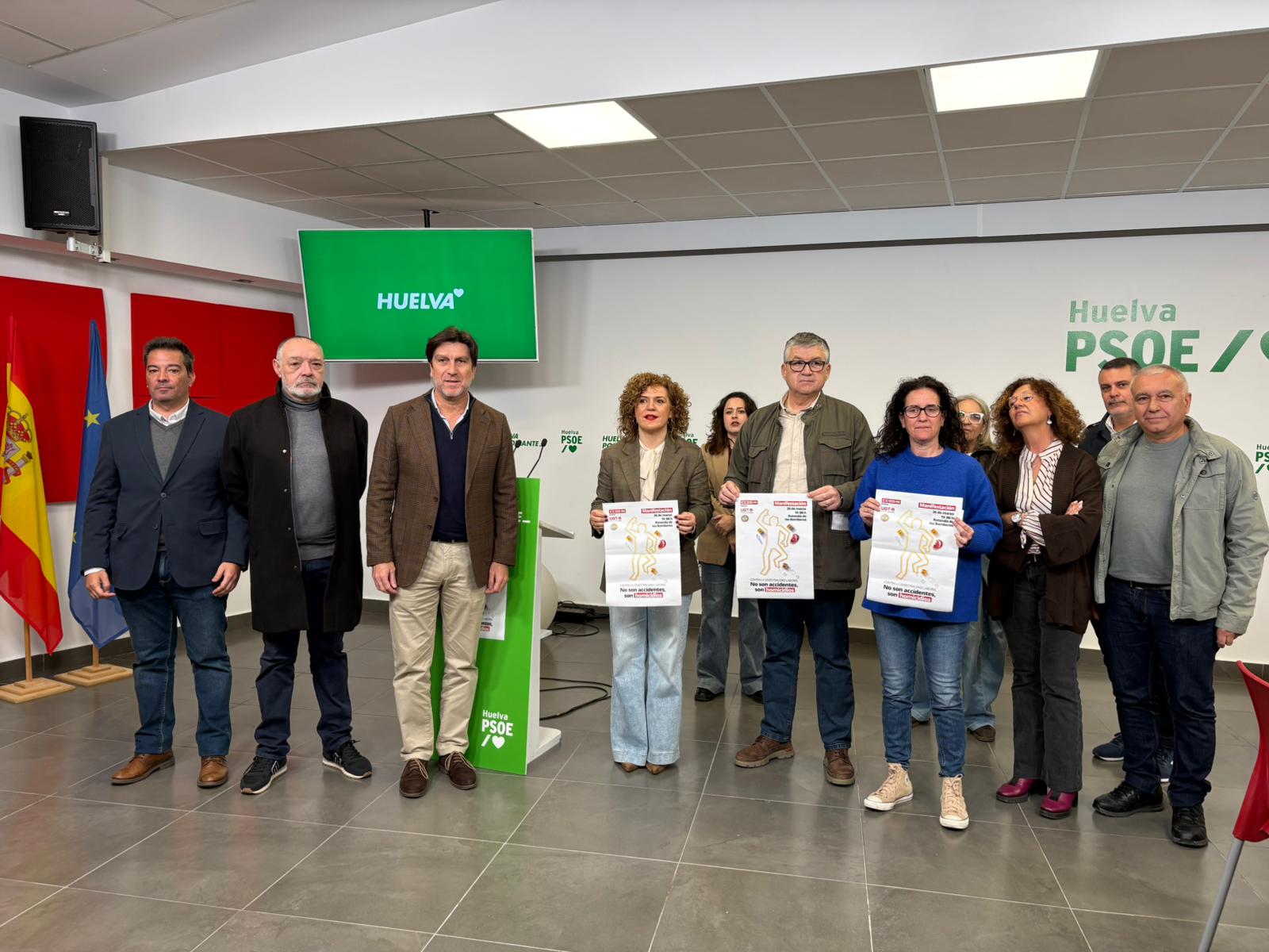 El PSOE muestra su apoyo a movilización por siniestralidad laboral para «defender los derechos de trabajadores»