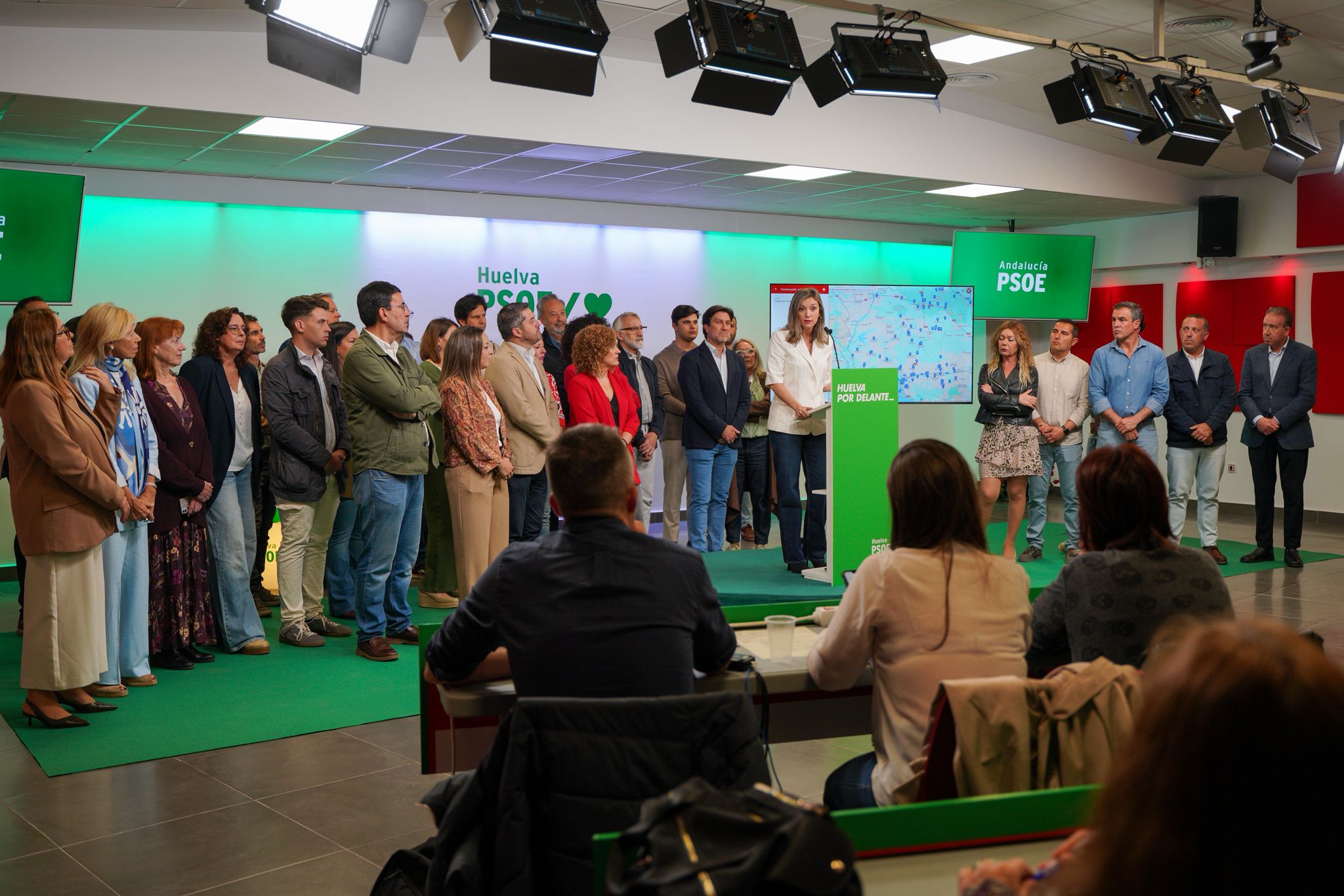 PSOE critica el «abandono y desprecio de Moreno Bonilla» a Huelva y lanza un mapa online con 200 «incumplimientos»