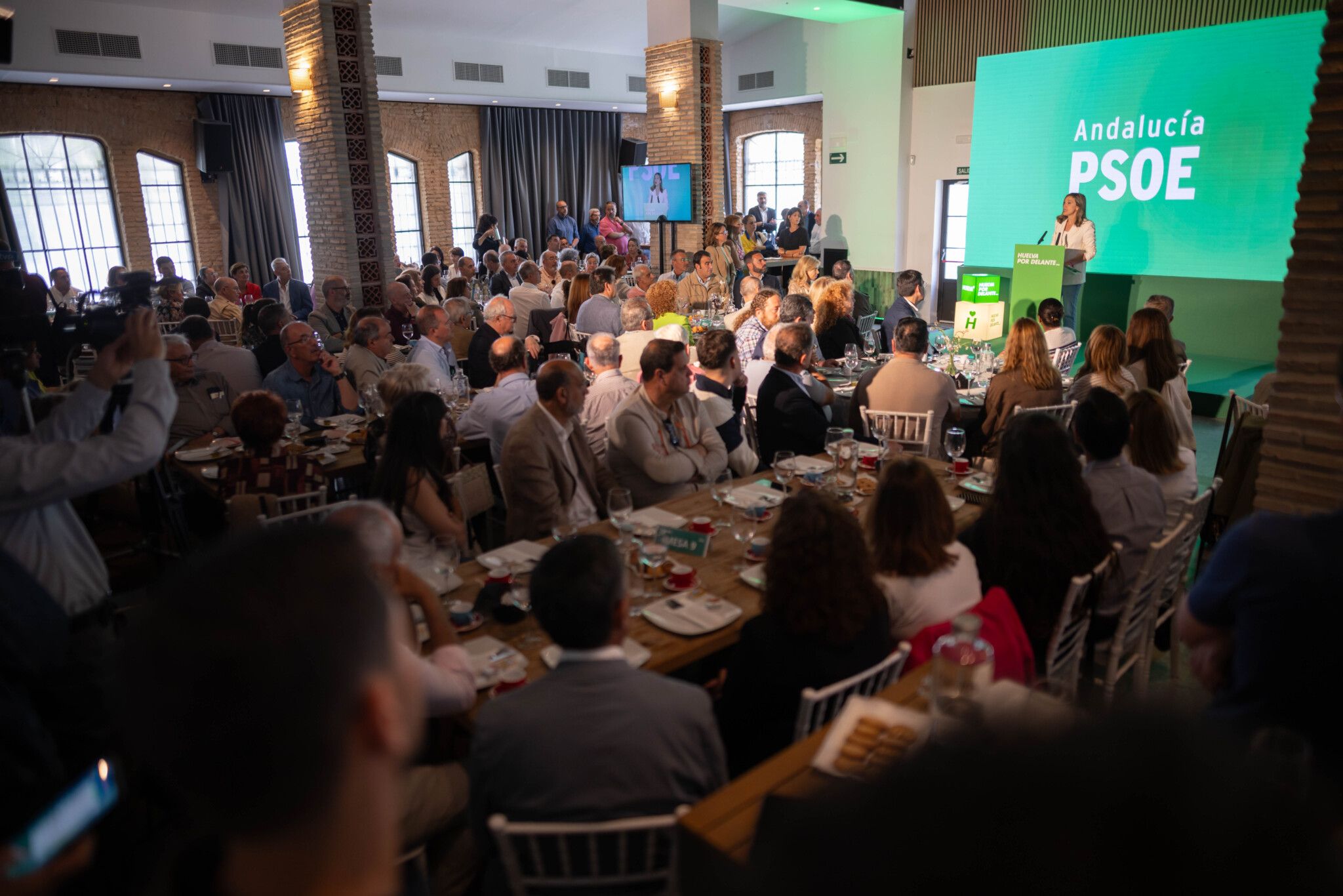 María Márquez presenta el proyecto del PSOE para Huelva con los servicios públicos, los sectores estratégicos y la vivienda entre sus ejes