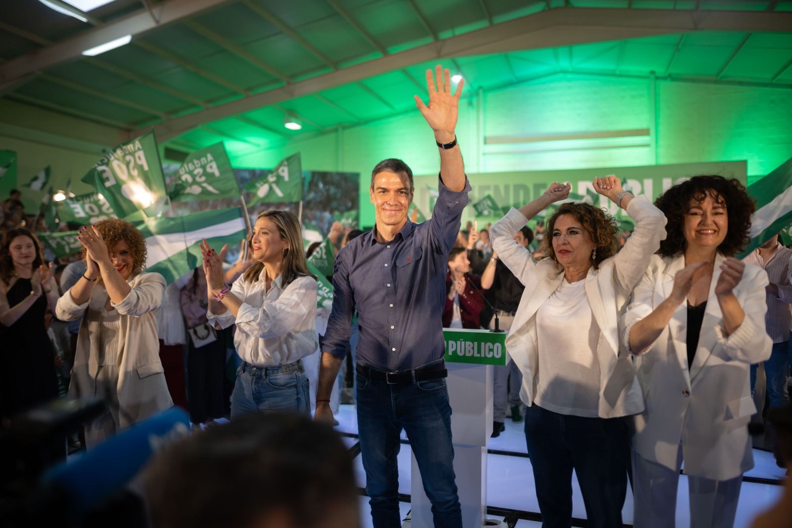 María Jesús Montero asegura que el PSOE-A es la “única alternativa real” al desmantelamiento de los servicios públicos de Moreno Bonilla