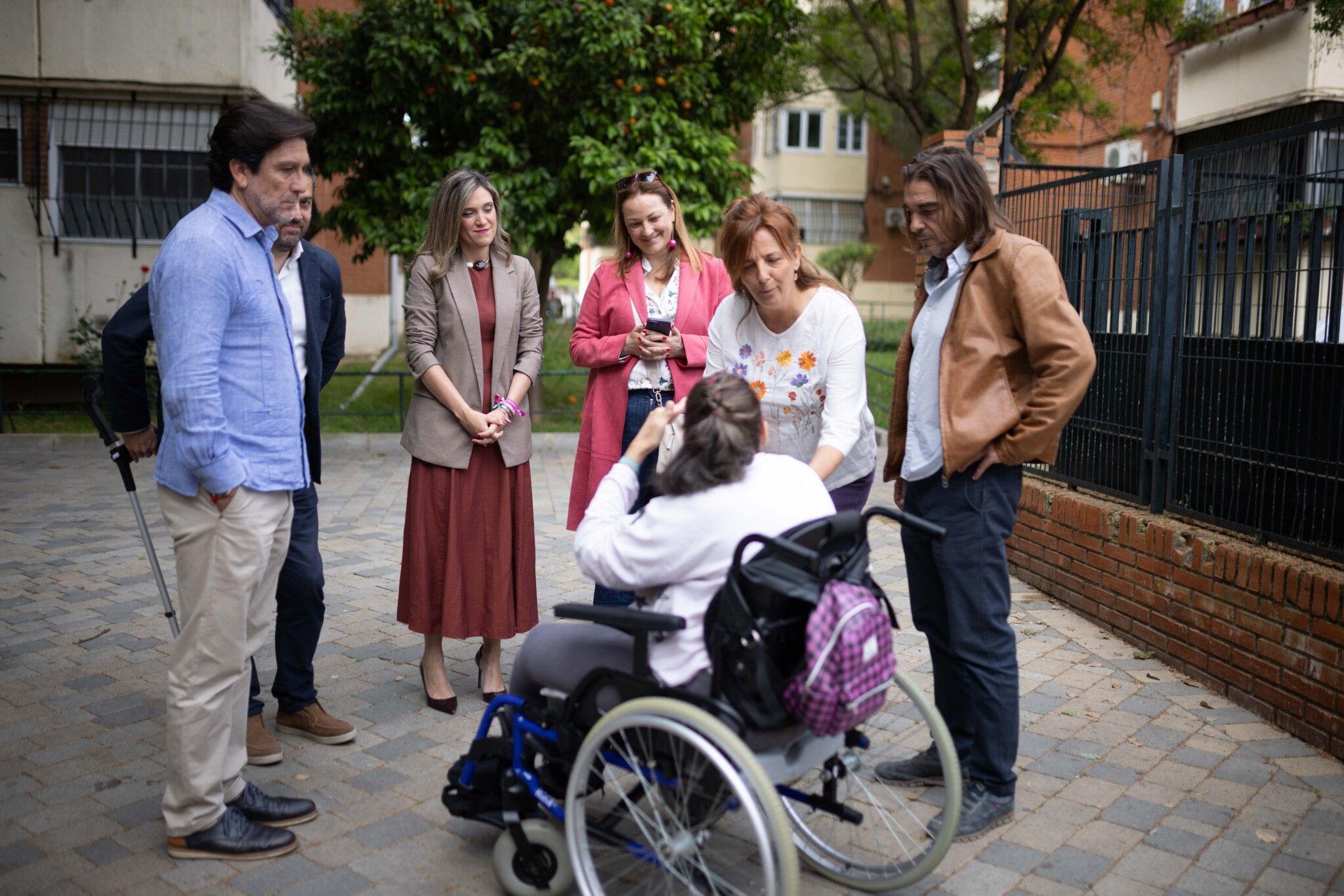 María Márquez reclama en Aspacehu “compromiso” hacia las personas con parálisis cerebral y denuncia el colapso de la dependencia en Huelva