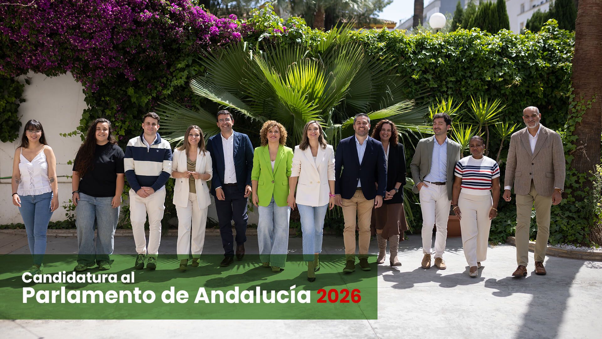 Candidatura al Parlamento de Andalucía 2026
