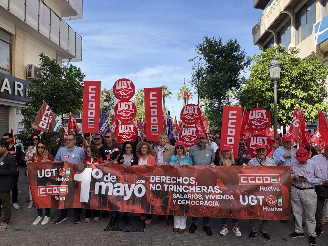 Limón llama este 1º de Mayo a “elegir el 17M la papeleta del PSOE, que defiende tu salud, los servicios públicos, tus salarios y tus derechos”